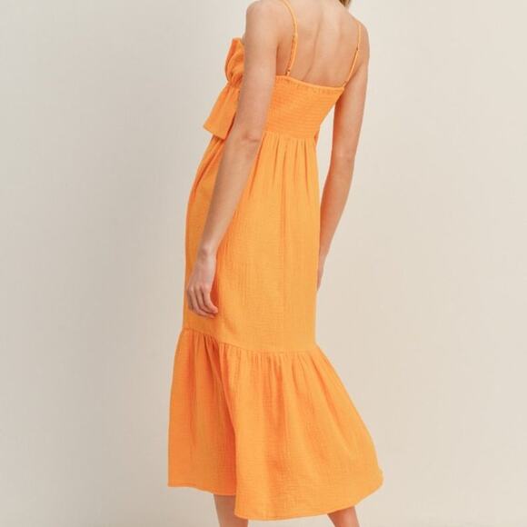 Deena Ruffle Bust Midi Dress - Picture 8 of 8